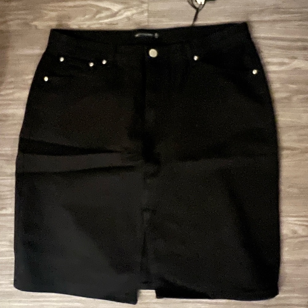 MIDI denim skirt